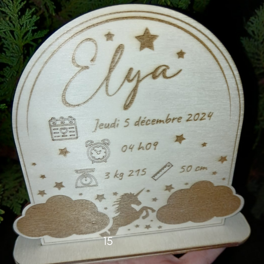 Cadre de naissance - Elya